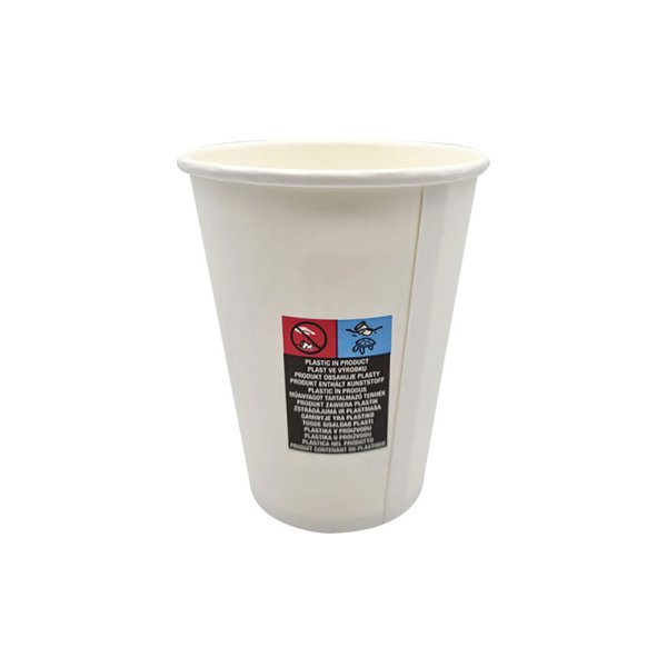 90 Stk. Automatenbecher aus Hartpapier 180/200 ml Ø 70 mm weiß